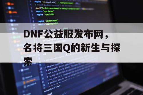 DNF公益服发布网，名将三国Q的新生与探索