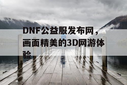 DNF公益服发布网，画面精美的3D网游体验