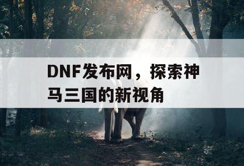 DNF发布网，探索神马三国的新视角